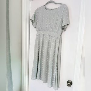 Short sleeve, Pom midi dress by Polagram, size M.